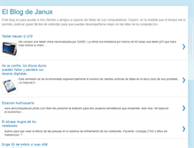 Tablet Screenshot of elblogdejanux.blogspot.com