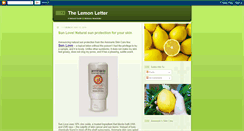 Desktop Screenshot of lemonletter.blogspot.com