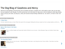 Tablet Screenshot of goodnessandmercypet.blogspot.com