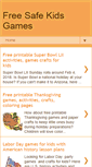 Mobile Screenshot of freesafekidsgames.blogspot.com