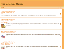 Tablet Screenshot of freesafekidsgames.blogspot.com