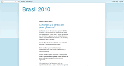 Desktop Screenshot of brasil2010.blogspot.com