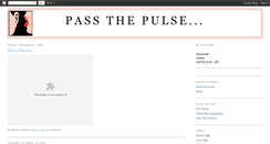 Desktop Screenshot of passthepulse.blogspot.com