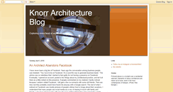 Desktop Screenshot of knorrarchitecture.blogspot.com