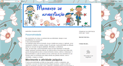 Desktop Screenshot of momentoalfabetizacao.blogspot.com