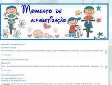 Tablet Screenshot of momentoalfabetizacao.blogspot.com