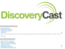 Tablet Screenshot of discoverycastnews.blogspot.com