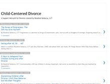 Tablet Screenshot of childcentereddivorce.blogspot.com