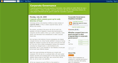 Desktop Screenshot of corporate-governance-india.blogspot.com