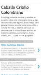 Mobile Screenshot of caballocc.blogspot.com