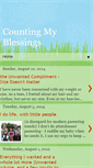 Mobile Screenshot of countmyblessings123.blogspot.com