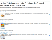 Tablet Screenshot of organizingexpert.blogspot.com