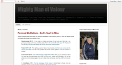 Desktop Screenshot of mightymanofvalour.blogspot.com