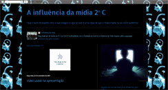 Desktop Screenshot of ainfluenciadamidia.blogspot.com