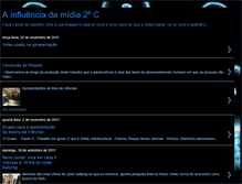 Tablet Screenshot of ainfluenciadamidia.blogspot.com
