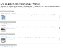 Tablet Screenshot of lifeonlakecharlevoix.blogspot.com