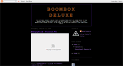 Desktop Screenshot of boomboxdeluxe.blogspot.com