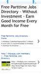 Mobile Screenshot of free-parttime-jobs.blogspot.com