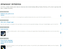 Tablet Screenshot of amanecerarmonico.blogspot.com