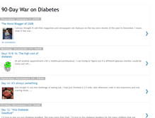 Tablet Screenshot of mywarondiabetes.blogspot.com