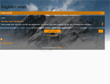 Tablet Screenshot of englishcornerblanes.blogspot.com