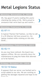 Mobile Screenshot of metal-legions-status.blogspot.com