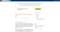 Desktop Screenshot of first-year-teaching.blogspot.com