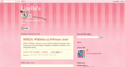 Desktop Screenshot of lizellesblog.blogspot.com