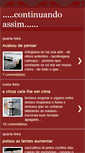 Mobile Screenshot of continuandoassim.blogspot.com