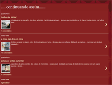 Tablet Screenshot of continuandoassim.blogspot.com