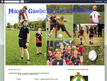 Tablet Screenshot of gaelicsportsme.blogspot.com