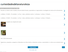 Tablet Screenshot of mika-curiosidadesdelanaturaleza.blogspot.com