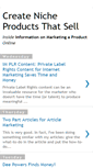 Mobile Screenshot of profitable-niche-product.blogspot.com