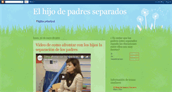 Desktop Screenshot of hijo-de-padres-separados.blogspot.com