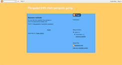 Desktop Screenshot of penguie1199-clubpenguingang.blogspot.com