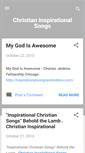 Mobile Screenshot of christianinspirationalsongs.blogspot.com