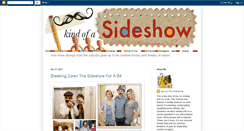 Desktop Screenshot of kindofasideshow.blogspot.com