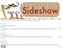 Tablet Screenshot of kindofasideshow.blogspot.com