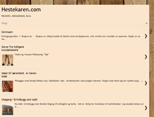 Tablet Screenshot of hestekaren.blogspot.com