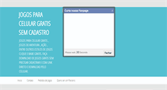 Desktop Screenshot of jogosparacelulargratissemcadastro.blogspot.com
