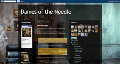 Desktop Screenshot of damesoftheneedle.blogspot.com