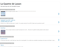 Tablet Screenshot of lasson-gazette.blogspot.com