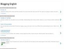 Tablet Screenshot of bloggingenglish1.blogspot.com