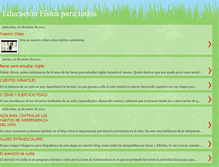 Tablet Screenshot of educacionfisicaparatodos.blogspot.com