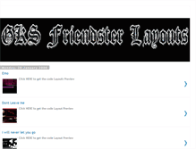 Tablet Screenshot of gks-friendster-layouts.blogspot.com
