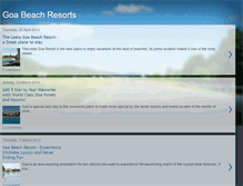 Tablet Screenshot of goabeachresorts.blogspot.com