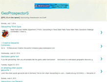 Tablet Screenshot of geoprospectors.blogspot.com