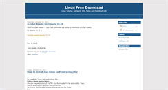 Desktop Screenshot of myfreelinux.blogspot.com