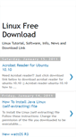 Mobile Screenshot of myfreelinux.blogspot.com