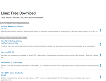 Tablet Screenshot of myfreelinux.blogspot.com